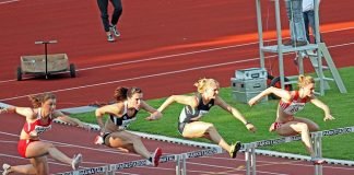 Sprint Hurdles Athlete