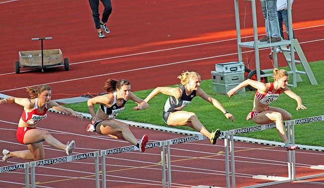 Sprint Hurdles Athlete
