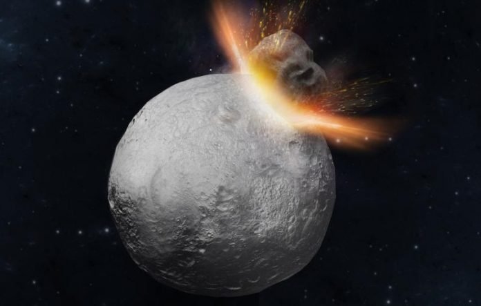 Scientist discover the hidden history of a giant asteroid