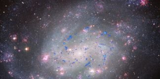 Where do new stars form in galaxies