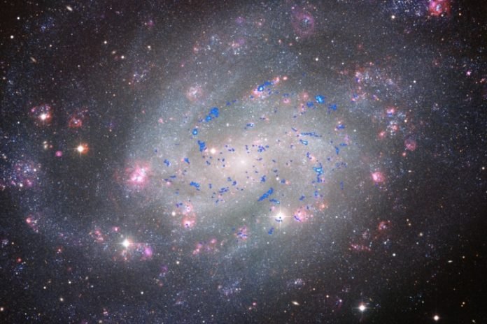 Where do new stars form in galaxies