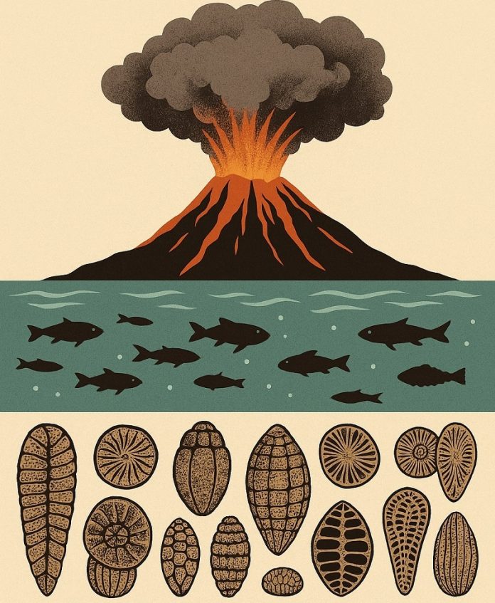Ancient fossils reveal how volcanic warming once triggered ocean extinctions