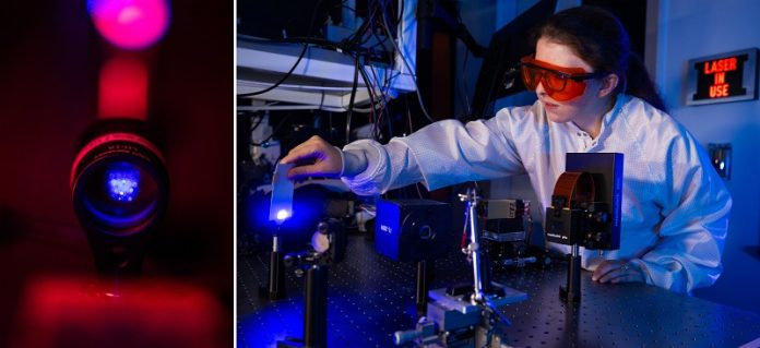 Laser-guided soft robot arm moves like an octopus without wires or motors