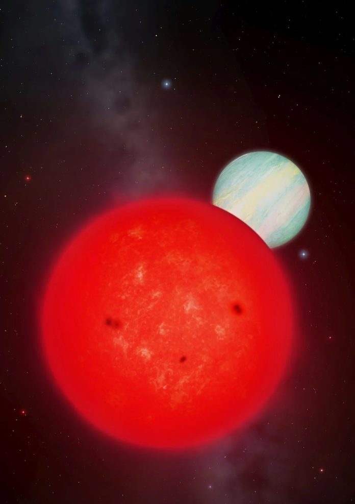 This Massive Gas Giant Orbiting a Tiny Red Dwarf Tests Our Planet Formation Theories