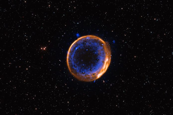 A star detonated as a supernova... twice