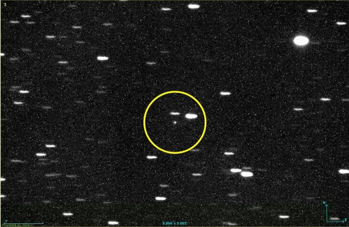 Astronomers have spied an interstellar object zooming through the Solar System