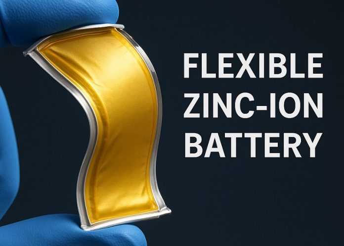 Scientists create bendable, long-lasting zinc-ion battery with new gel electrolyte