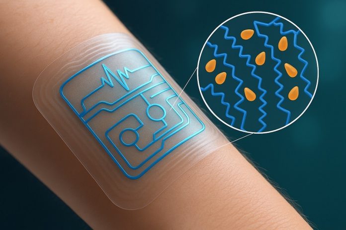 Scientists create stretchable circuit that moves like human skin