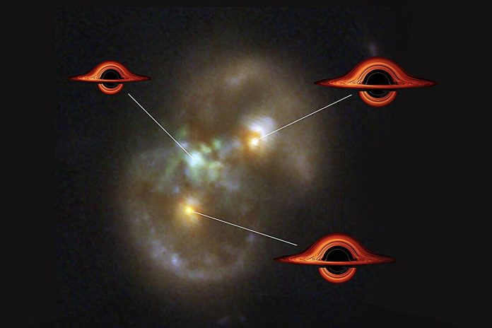 Scientists may have witnessed the birth of a supermassive black hole in galaxy 'infinity'