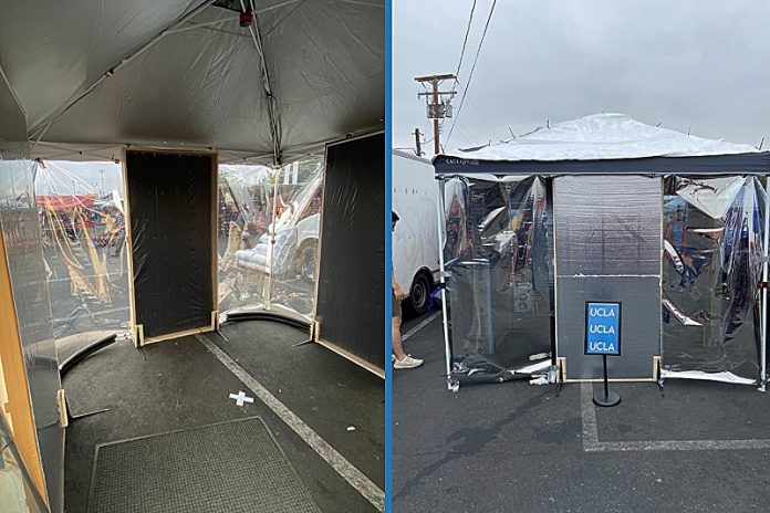 UCLA’s new outdoor tent lowers temperatures by 10 degrees