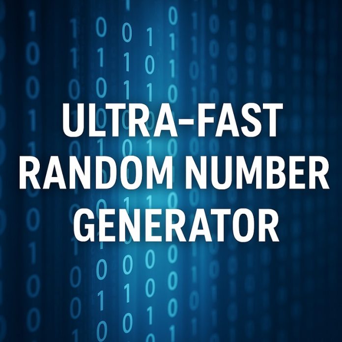 New ultra-fast random number generator promises stronger cybersecurity