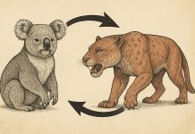 How a modern koala is related to a ferocious ice age predator